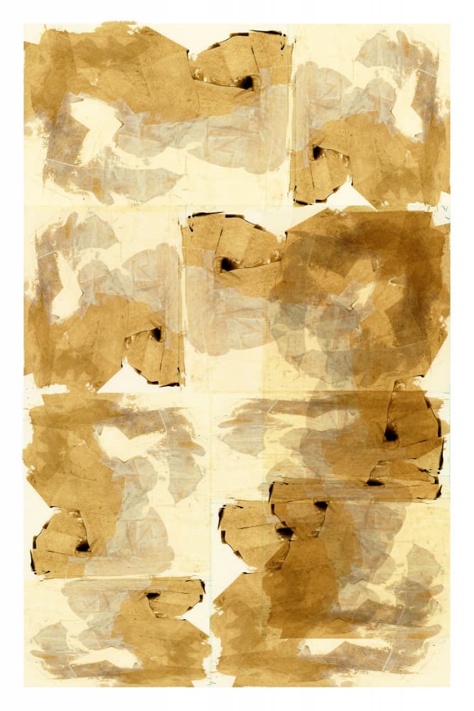 Neutral Organic Collage by cartissi — canvas wall art