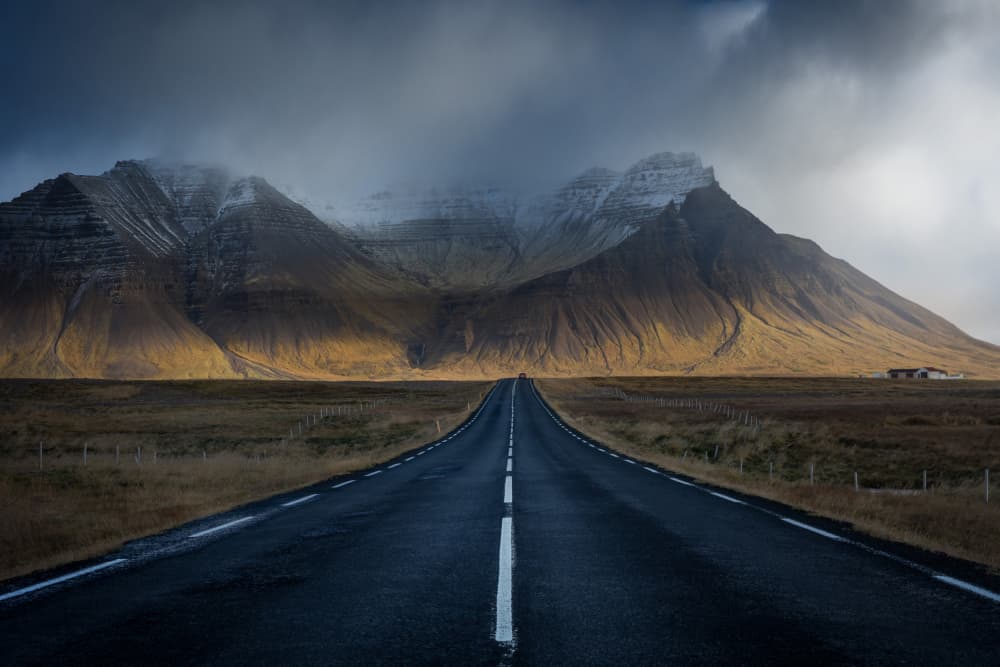 Dramatic Mountain Highway by Ivan Macia — canvas wall art