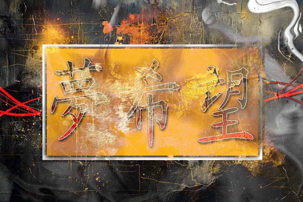 Abstract Dream Hope Calligraphy by Rafal Kulik — canvas wall art
