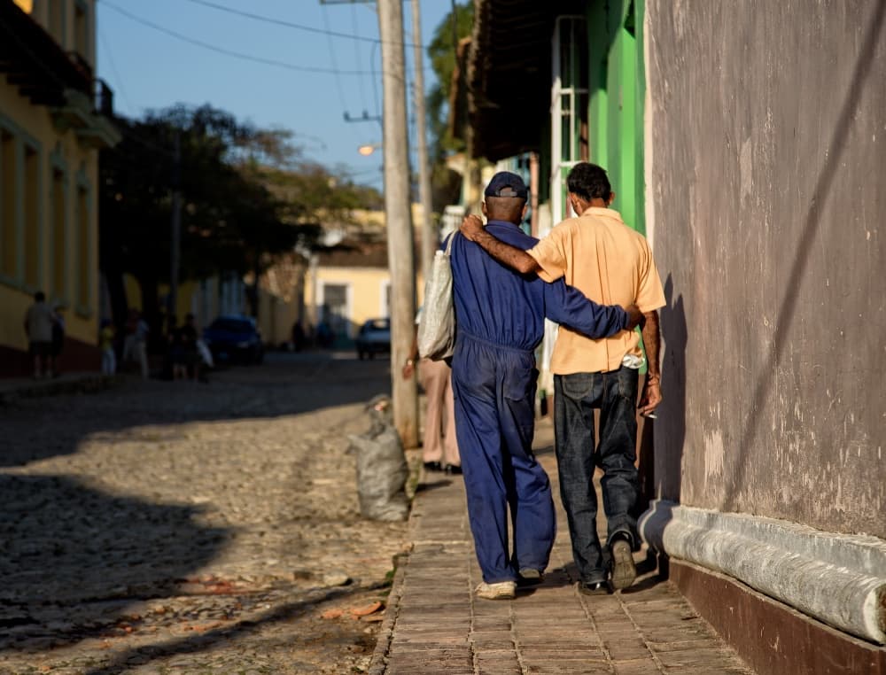 Old Town Companions by Lorenzo Grifantini — canvas wall art