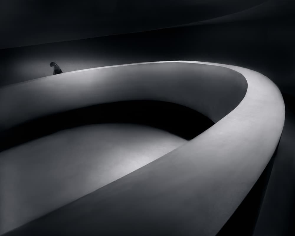 Quiet Figure on Curve by Olavo Azevedo — canvas wall art