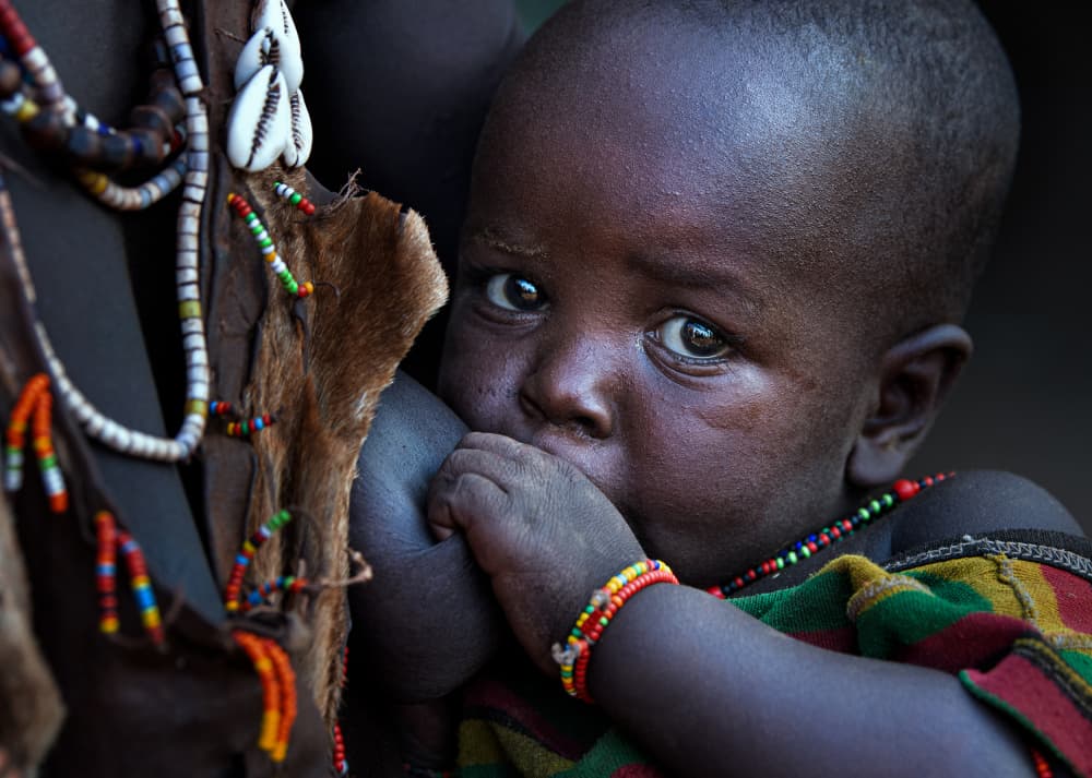 African Child Portrait by Joxe Inazio Kuesta Garmendia — canvas wall art