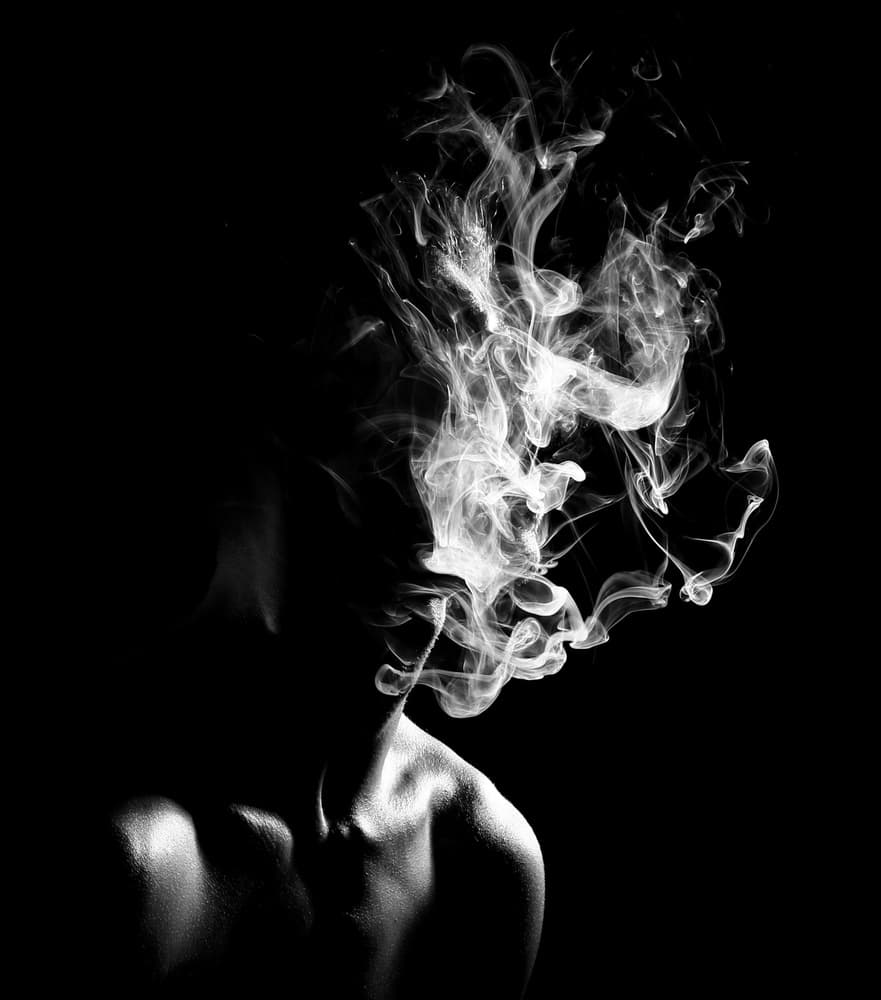 Smoky Human Thought by Paulo Medeiros — canvas wall art
