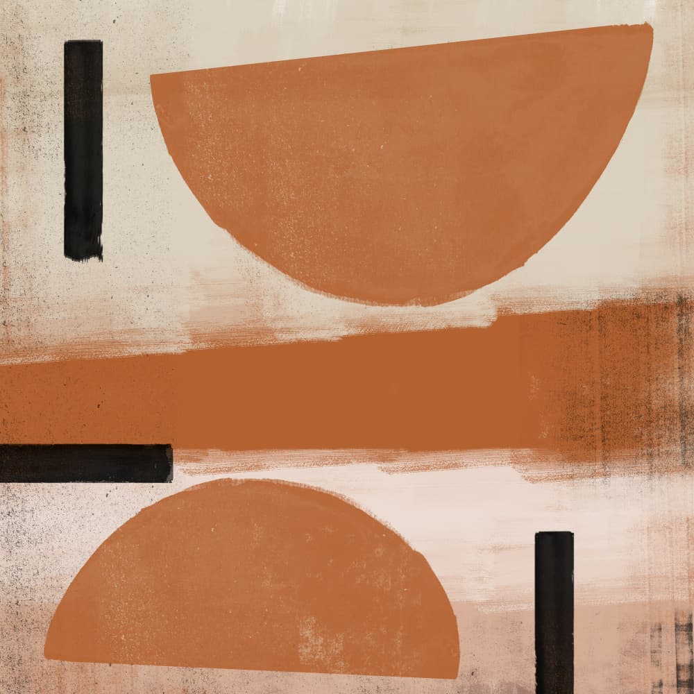 Earthy Balance by THE MIUUS STUDIO — canvas wall art