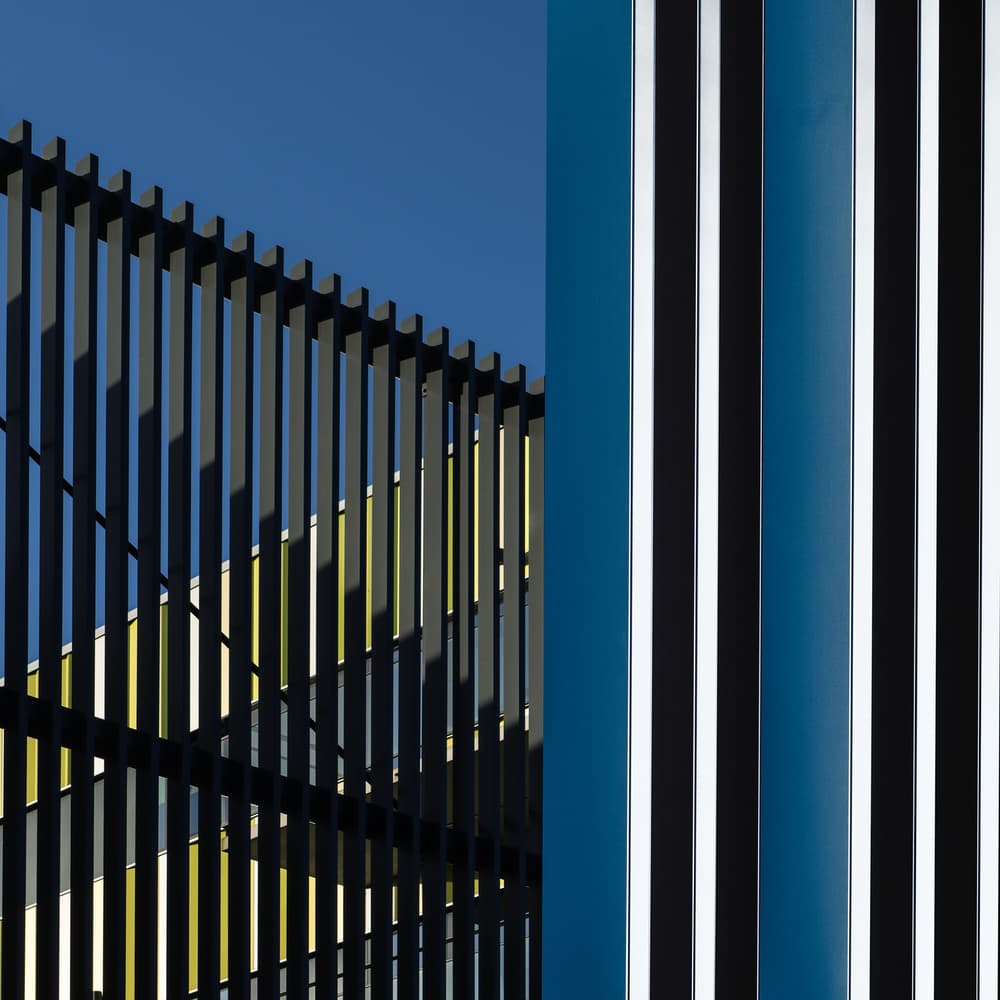 Modern Geometric Architecture by Luc Vangindertael (laGrange) — canvas wall art