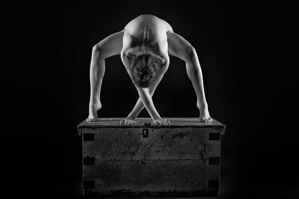 Graceful Body Contortion by Colin Dixon — canvas wall art