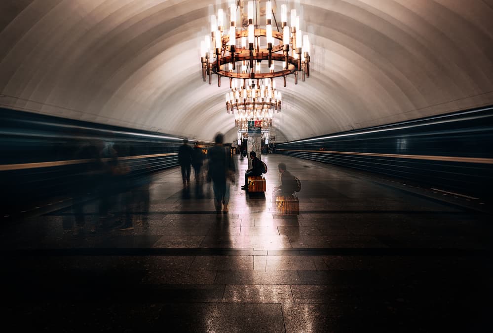 Grand Subway Movement by Carmine Chiriacò — canvas wall art