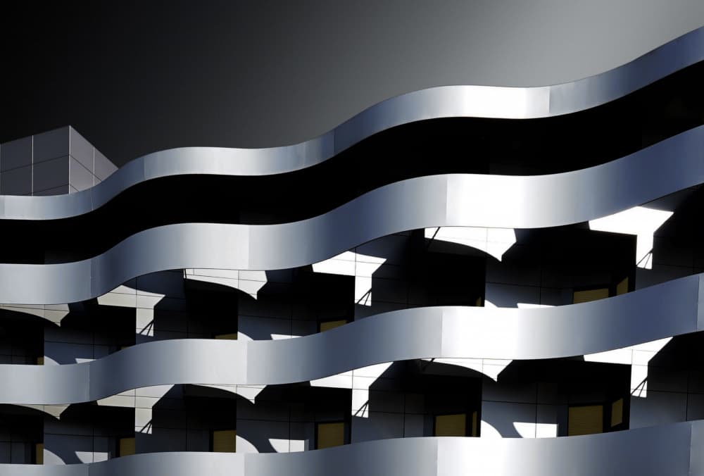 Sleek Urban Waves by Jorge Pimenta — canvas wall art