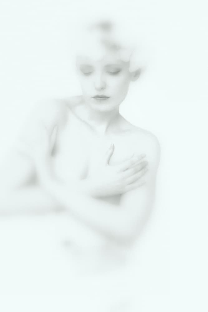 Ethereal Woman Portrait by DAVID MINSTER — canvas wall art