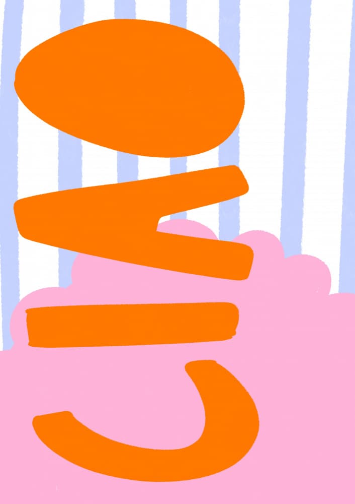 Floating Shapes Parade by Athene Fritsch — canvas wall art