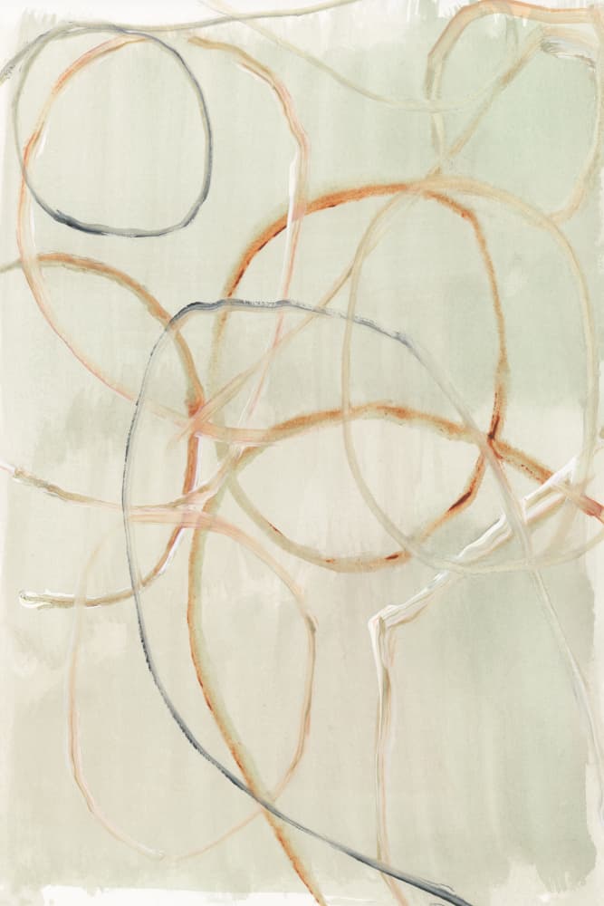 Soft Flowing Lines by cartissi — canvas wall art
