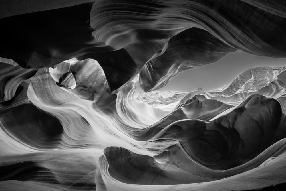 Winding Slot Canyon by Allan Li wp — canvas wall art
