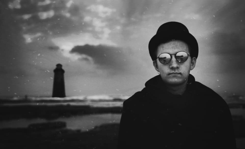 Lighthouse Portrait Reflection by Yuri Shepelev — canvas wall art