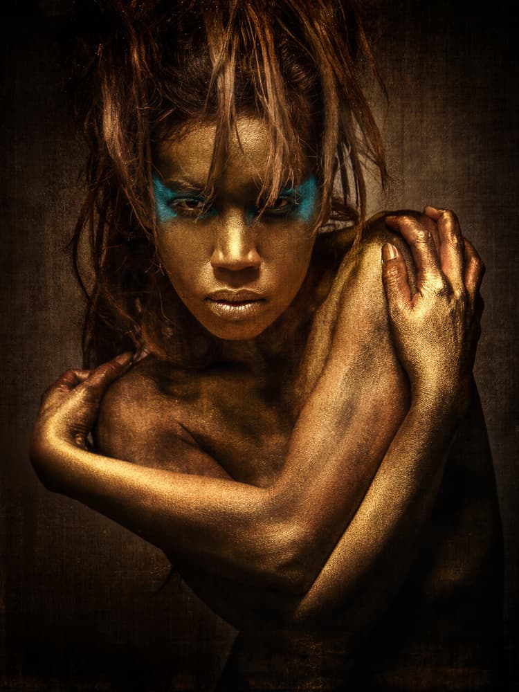 Golden Girl by Siegart — canvas wall art