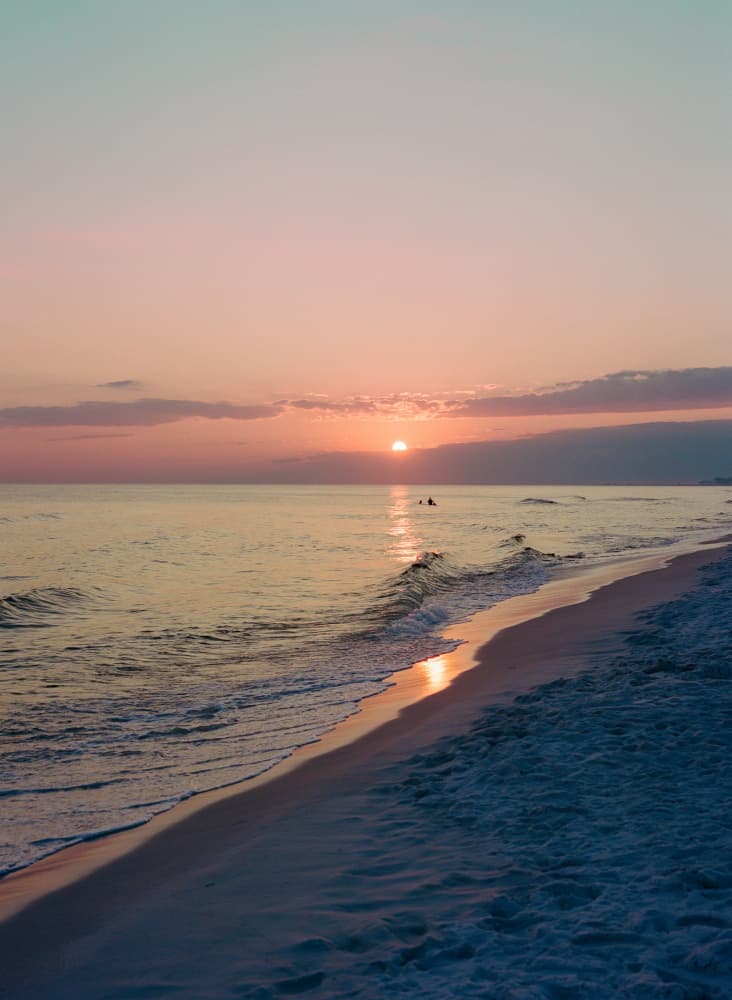 Golden Beach Sunset by Bethany Young — canvas wall art
