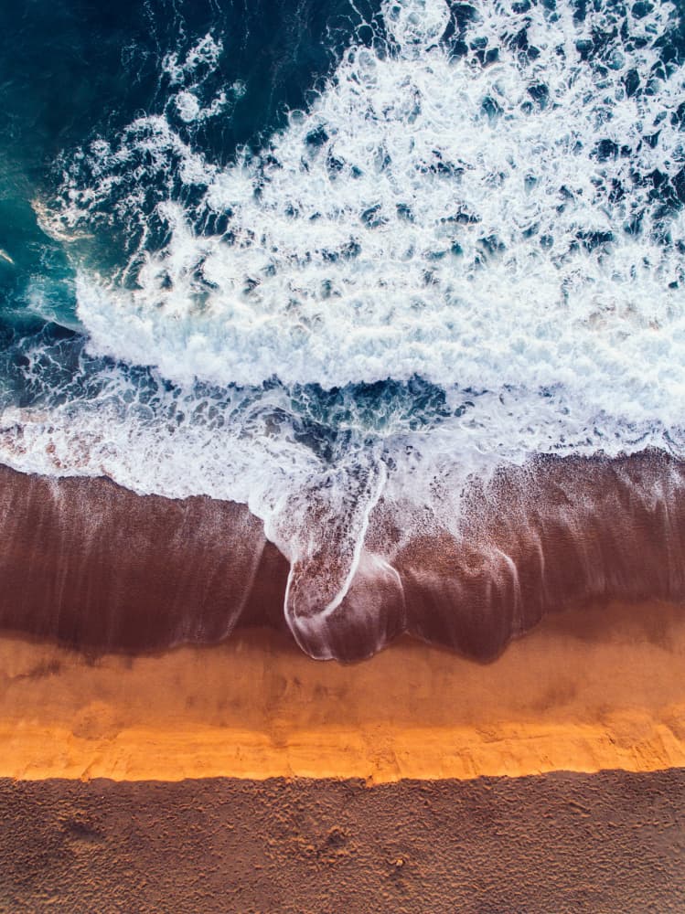 Crashing Ocean Waves by Javier Pardina — canvas wall art