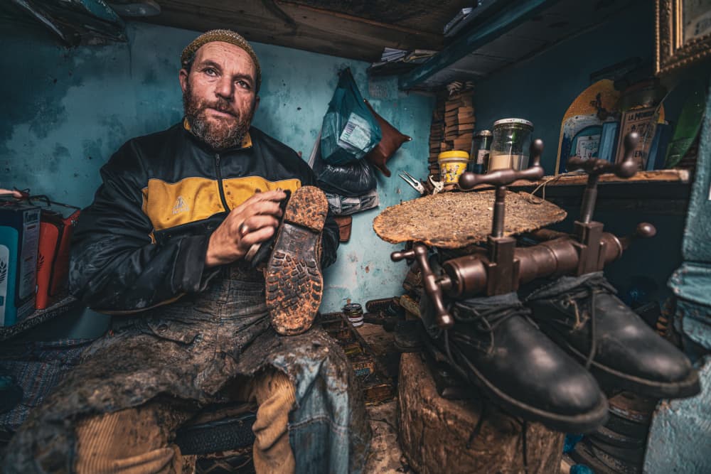Artisan Cobbler by Marco Tagliarino — canvas wall art
