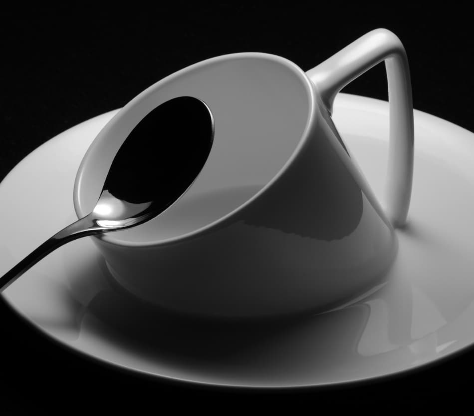 Sleek Coffee Still Life by David Caballero — canvas wall art