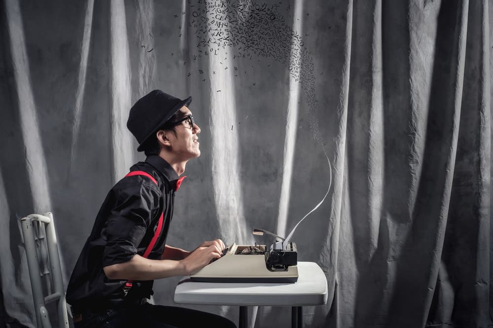 Writer's Creative Flow by ronaldnovianus — canvas wall art