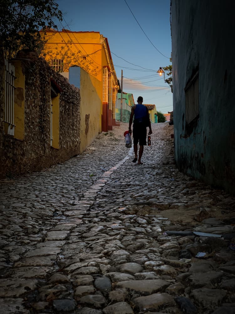 Trinidad Street Scene by Allan Li wp — canvas wall art