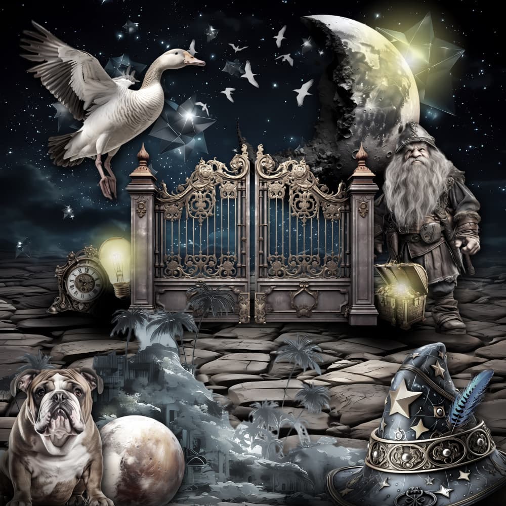 Celestial Gate Adventure by Rafal Kulik — canvas wall art