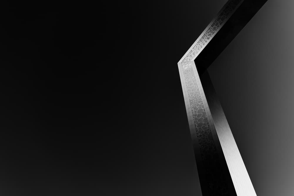 Sleek Geometric Form by Muhammad Almasri — canvas wall art