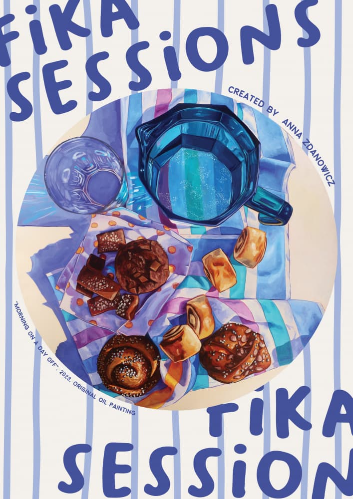 Cozy Fika Session by Anna Zdanowicz — canvas wall art