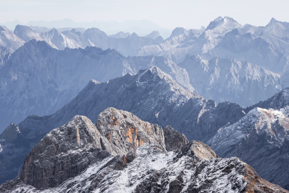 Mountain View 4 by Mareike Böhmer — canvas wall art