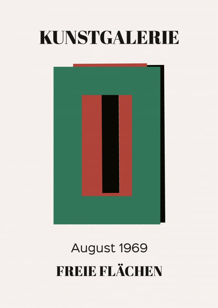 Midcentury Modern Shapes by FINE FINE STUFF — canvas wall art
