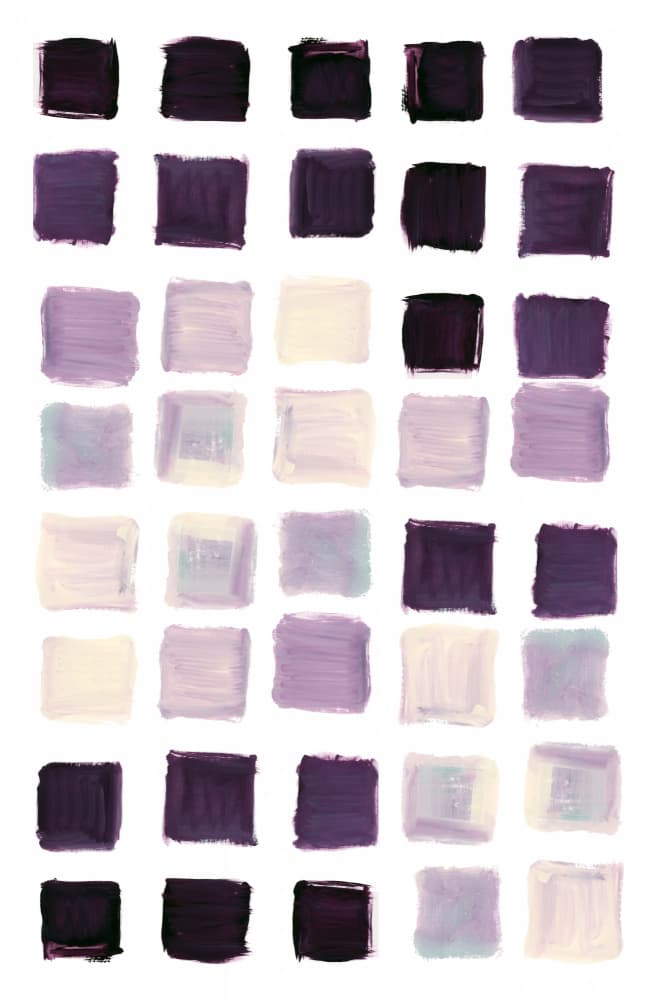 Abstract Purple Palette by cartissi — canvas wall art