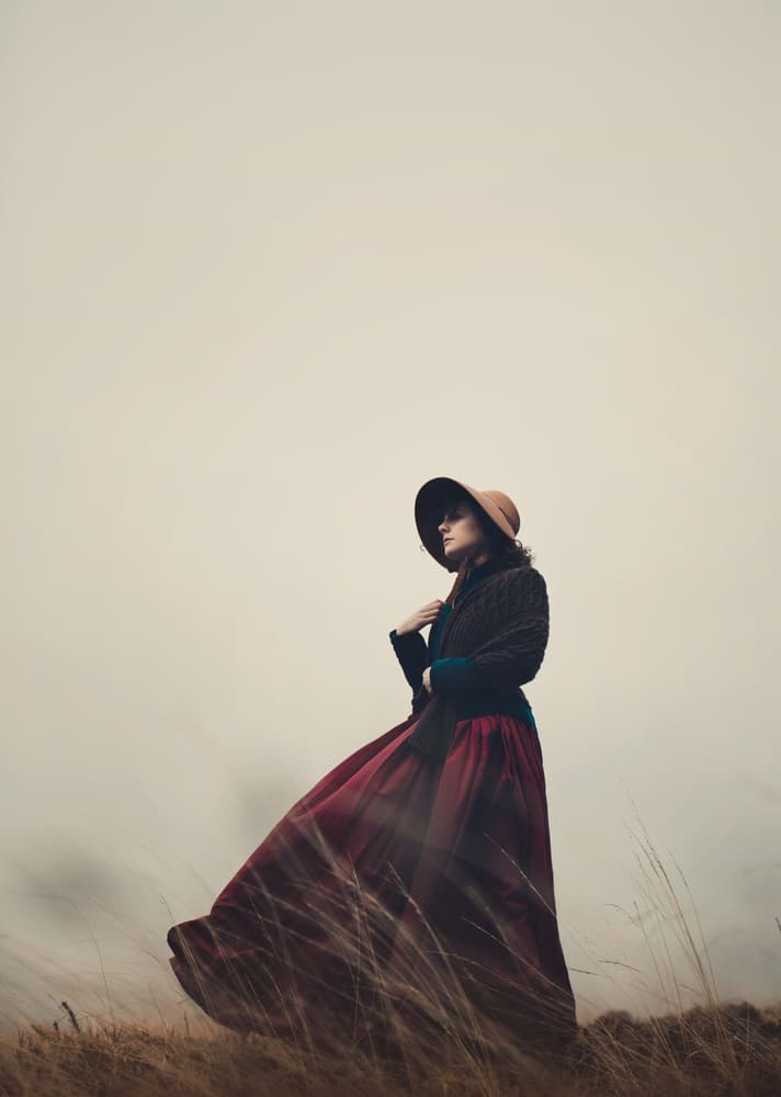 Elegant Wanderer Field by Magdalena Russocka — canvas wall art