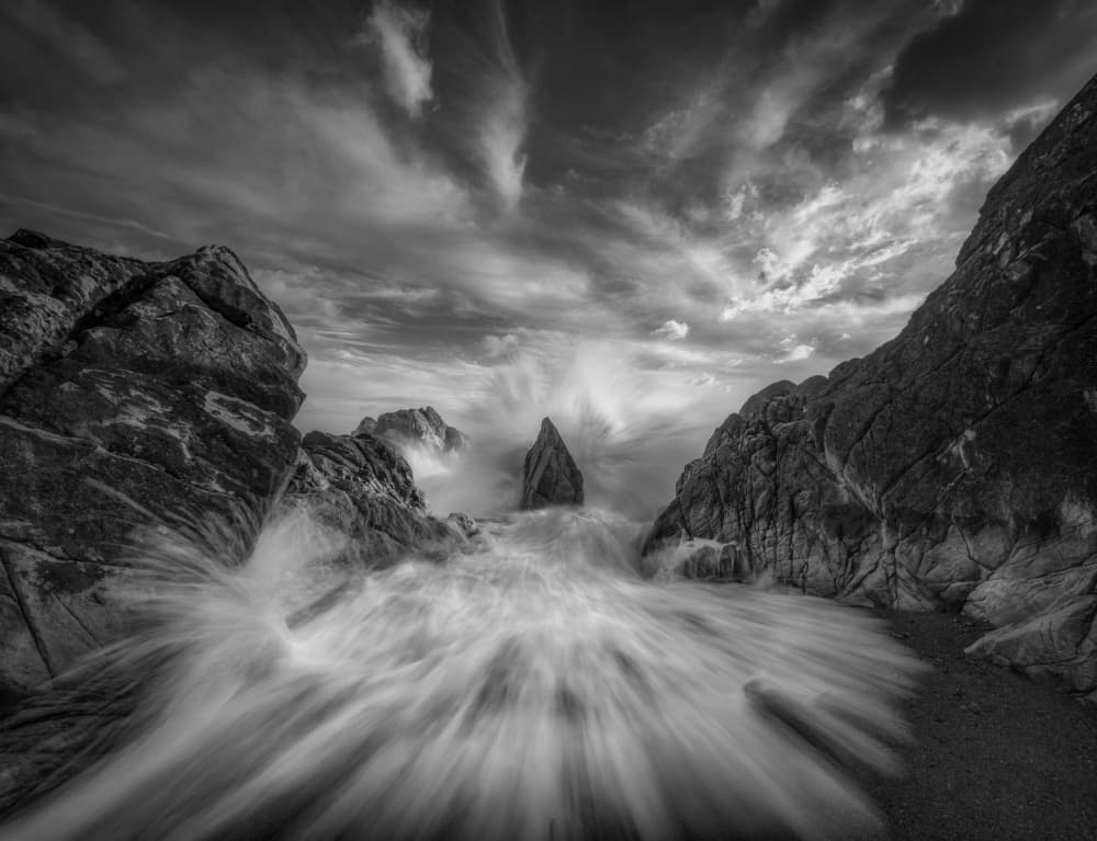 Dramatic Ocean Flow by Takafumi Yamashita — canvas wall art