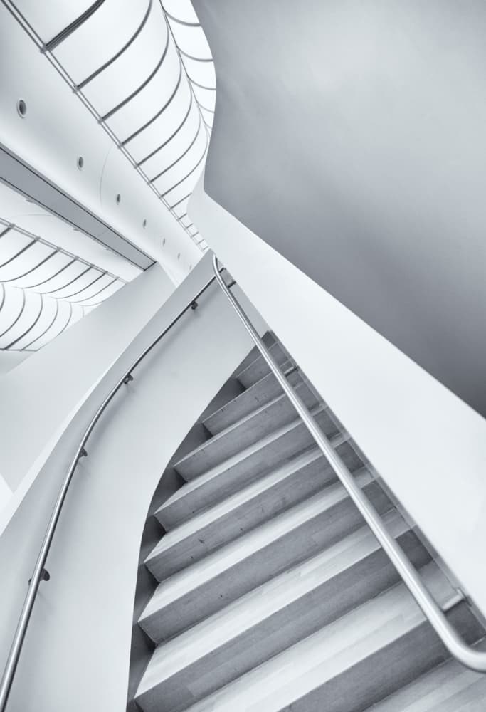 Modern Architectural Curves by Jeroen van de Wiel — canvas wall art