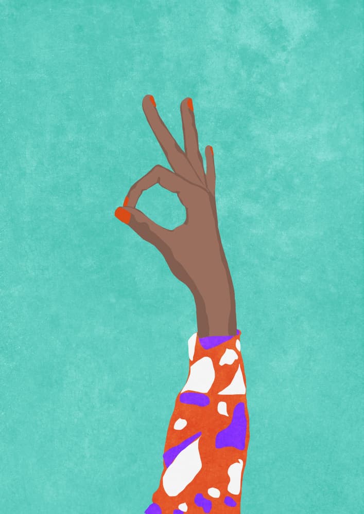 Okay by Raissa Oltmanns — canvas wall art