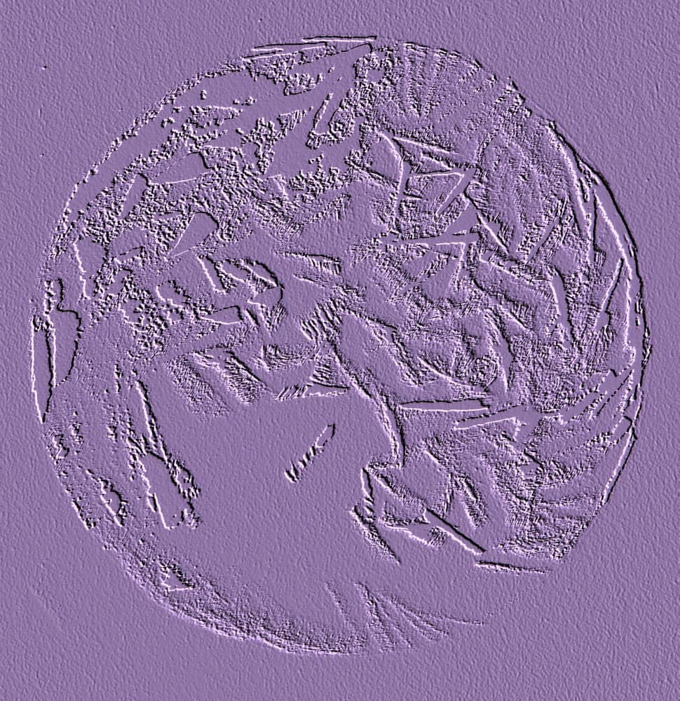 Abstract Purple Texture by Santhosh ch — canvas wall art