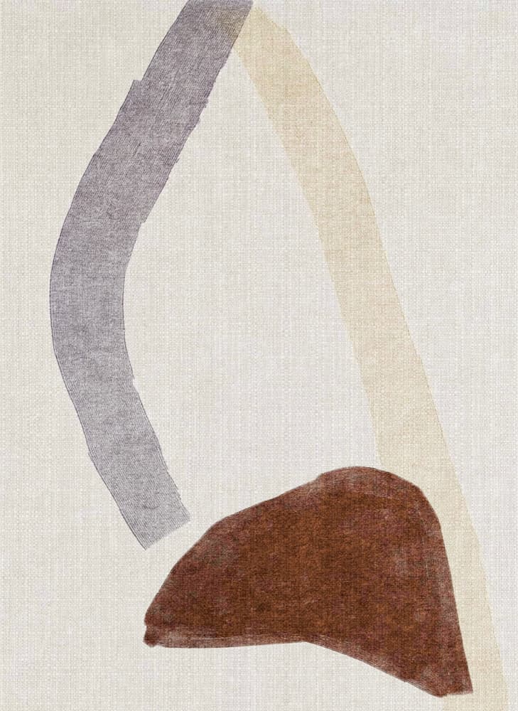 Organic Abstract Shapes by Alma — canvas wall art