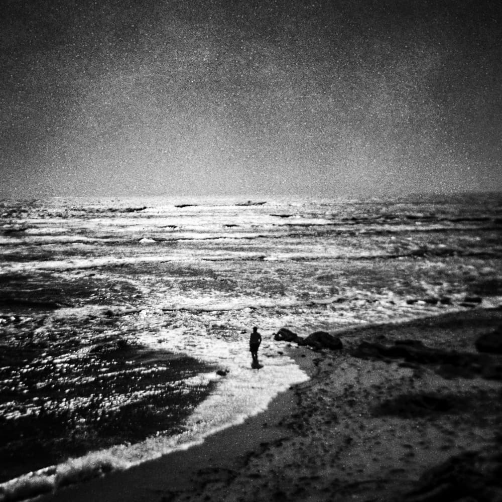 Vast Ocean Solitude by Paulo Abrantes — canvas wall art