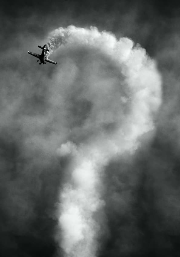 Sky Question Mark by Riekus Reinders — canvas wall art