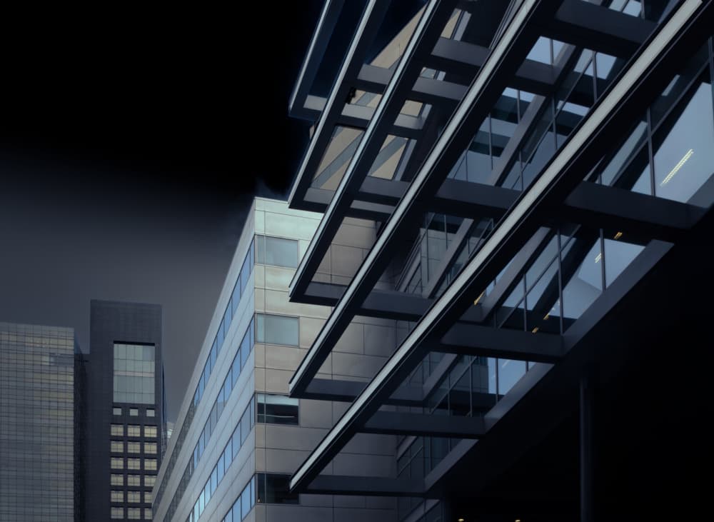 Sleek Architectural Lines by Fred Louwen — canvas wall art