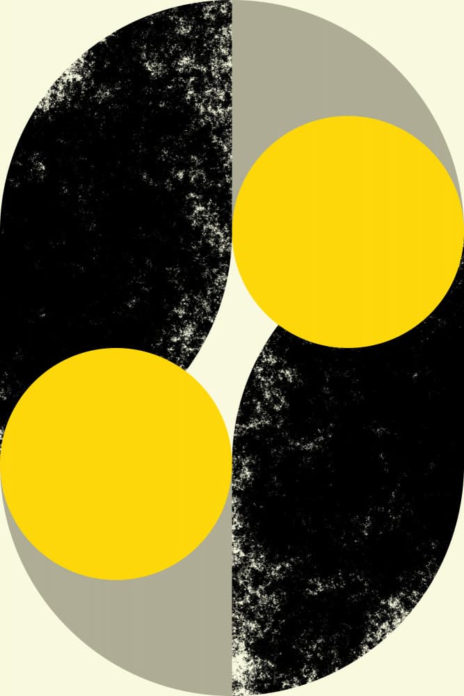 Duality in Motion by Petr Strnad — canvas wall art