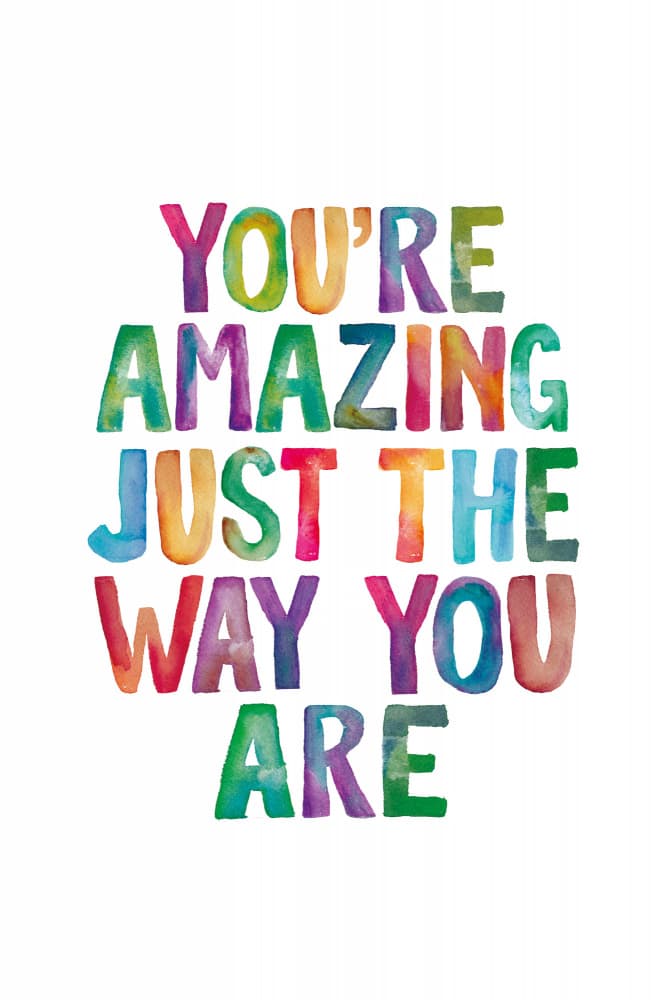 Colorful Amazing Quote by Brett Wilson — canvas wall art