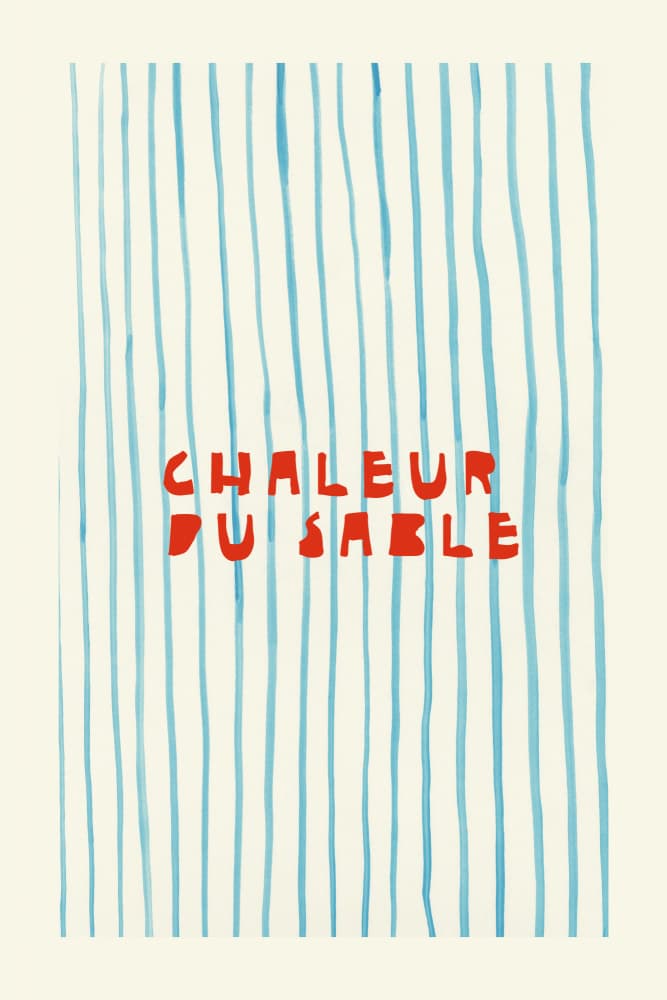 French Sand Heat Lines by Treechild — canvas wall art