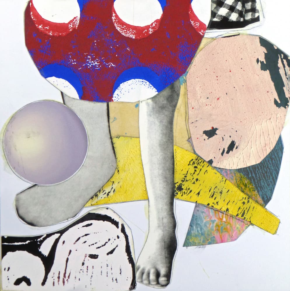 Fragmented Body Collage by Pascal Marlin — canvas wall art