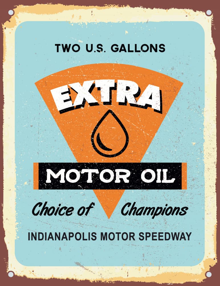 Indianapolis Motor Oil by Fadil Roze — canvas wall art
