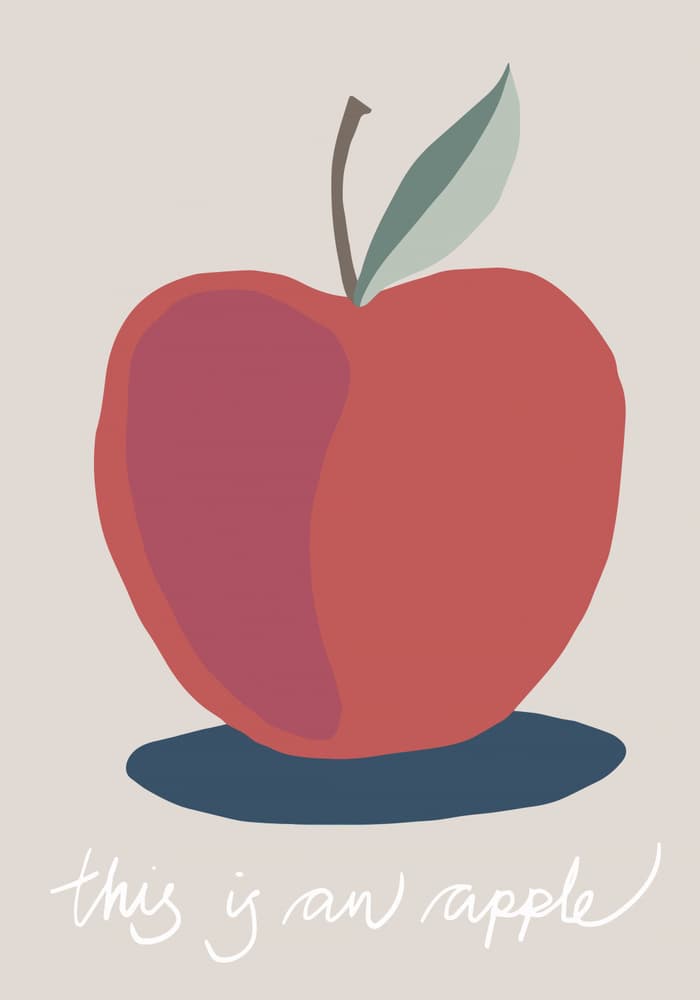This is an Apple by Pictufy Studio II — canvas wall art
