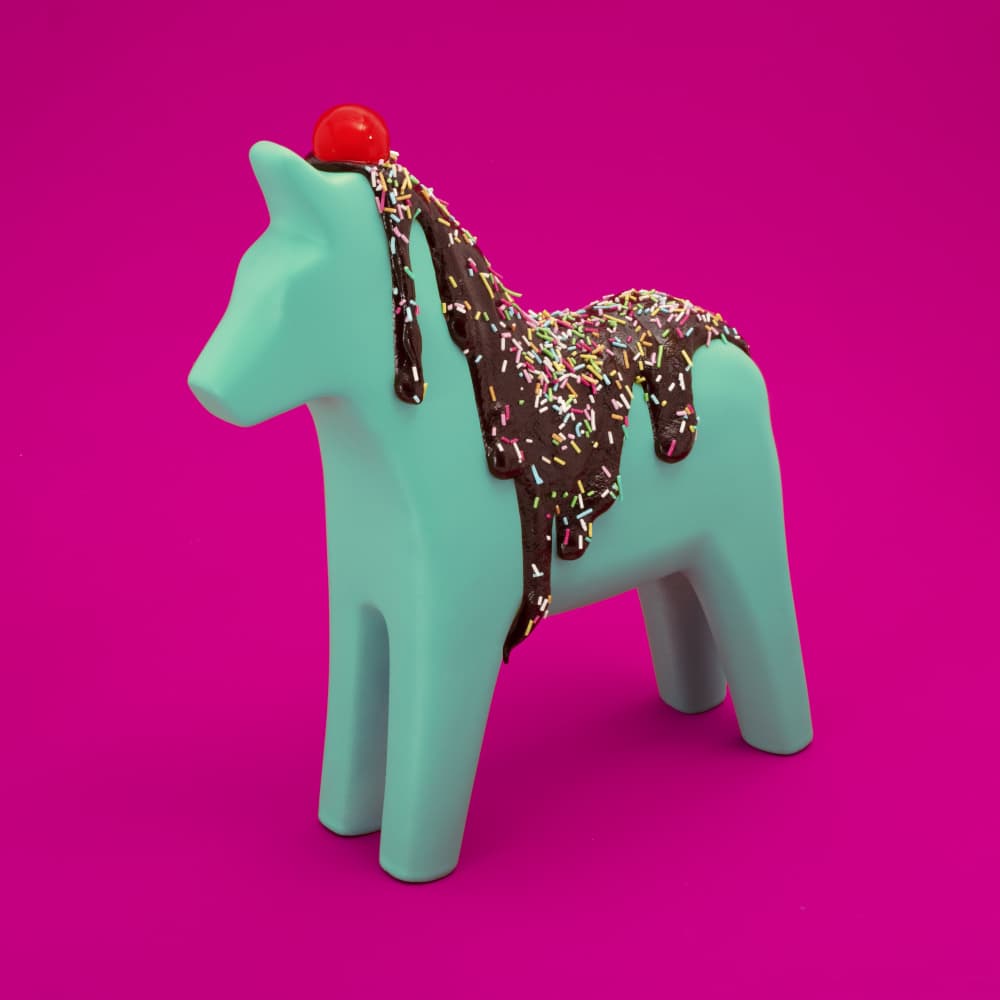 Sweet Sprinkles Horse by Julia Ramiro — canvas wall art