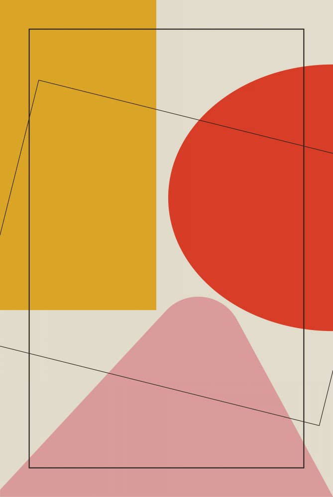Abstract Color Blocks by Oju Design — canvas wall art