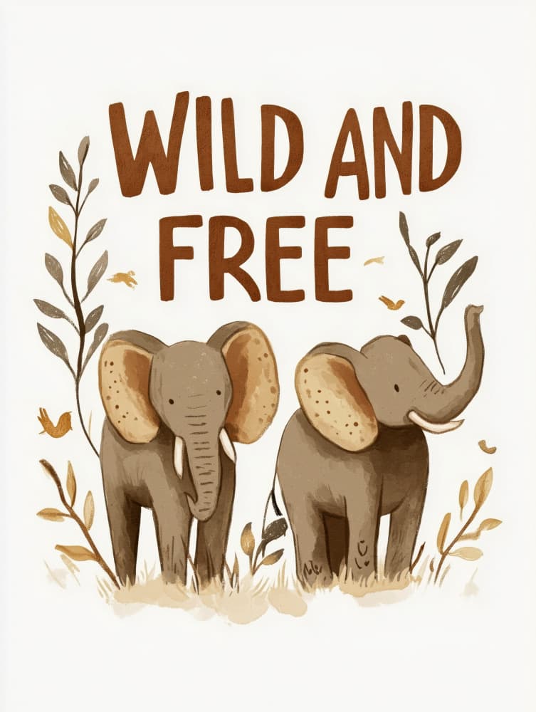 Elephant Dreams by Treechild — canvas wall art