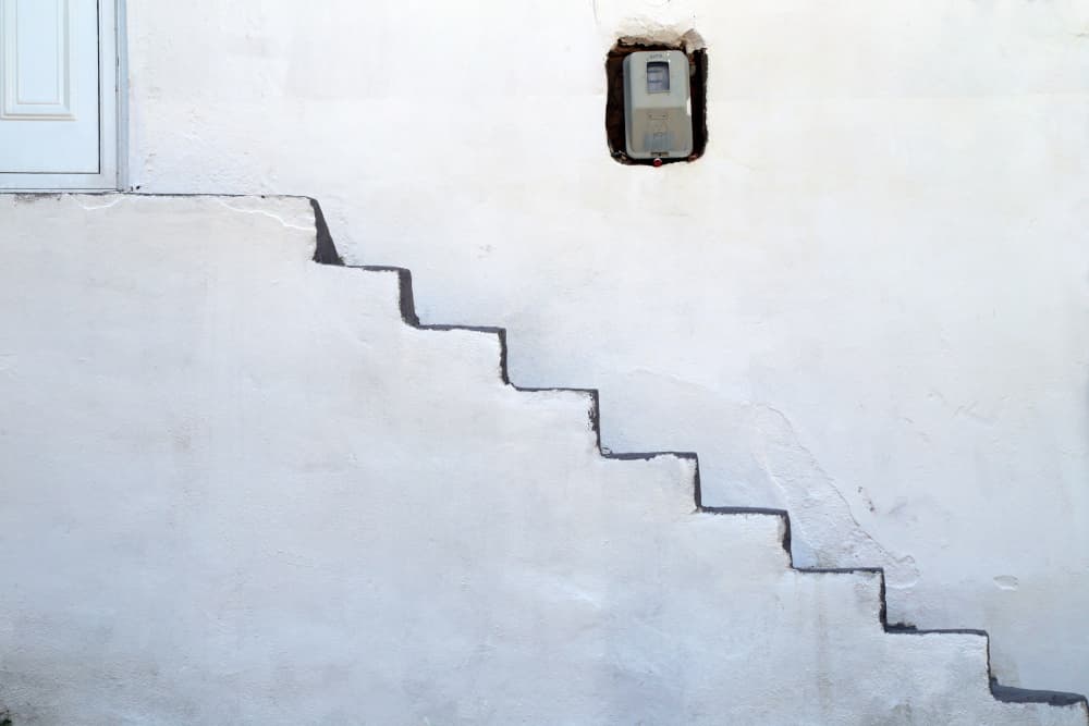 Minimalist White Stairs by Ralitsa Byalkova — canvas wall art
