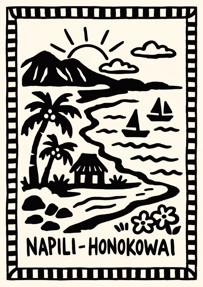 Tropical Napili Honokowai by Patryk Krygowski — canvas wall art